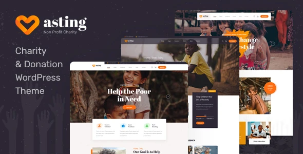 Asting – Charity &amp; Donation WordPress Theme