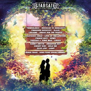 Back cover of the One riddim Album, the "Love like that Riddim" made in 2021